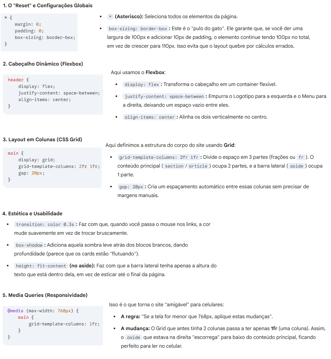 Infográfico detalhando técnicas de SEO no CSS 3