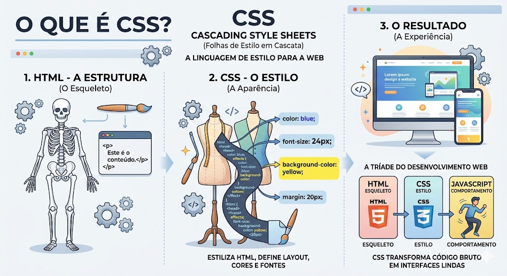 Ilustração sobre css